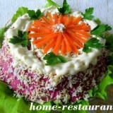 15 moduri de a decora salata - un hering sub o haină de blană - restaurant acasă