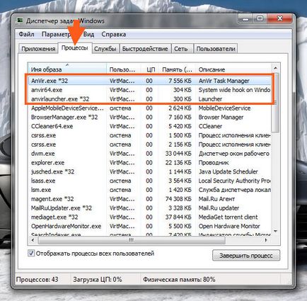 AnVir task manager care este pentru program și dacă este necesar (program) AnVir task manager care este pentru program și dacă este necesar
