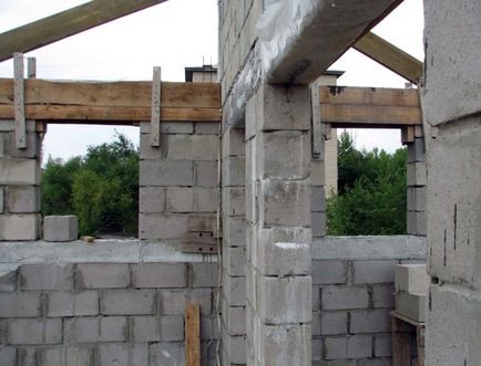 Betonarea special ziduri bloc de beton, grosimea