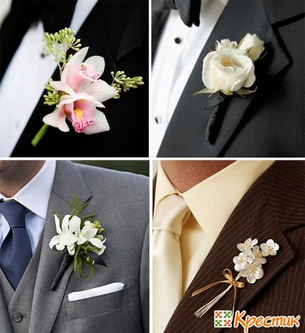 Boutonniere mire cu mâinile lor