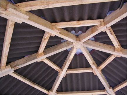 Acoperișul de acoperire arbor (acoperiș acoperite pergole) Acoperișul chioșc acoperit