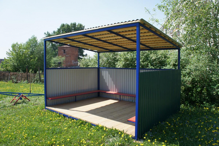 Acoperișul de acoperire arbor (acoperiș acoperite pergole) Acoperișul chioșc acoperit