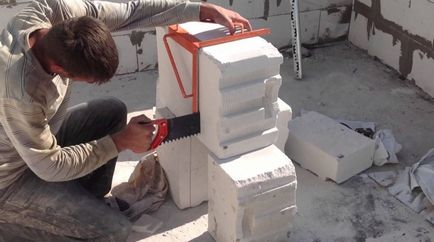 Tăietura aerat blocuri de beton frezat caneluri, lama rindea (bloc) Avion de vânătoare tăiat aerat blocuri de beton de perete, de indreptare, a văzut