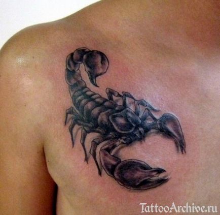 Ce scorpion tatuaj