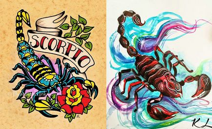 Ce face tatuajul unui scorpion și valoarea fotografiei