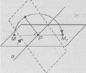 Care este planul central al mișcării și simetrie axială