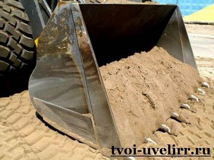 Care sunt proprietățile de nisip argilos nisip argilos