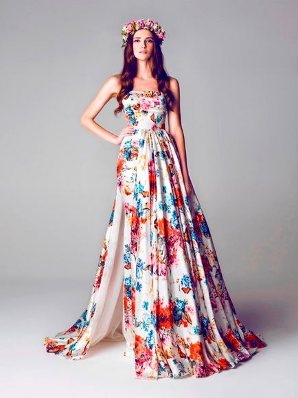 Colorat rochie de mireasa (rochii de mireasa colorate) Rochii de mireasa colorate