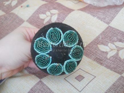 Blooming margele cactus cu mâinile (cactus din margele cu mâinile) Blooming cactus Bead propriile mâini