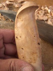 Mânerul din lemn de cuțit cu instrucțiunile sale mâini video de modul de a face decât proces, ceea ce este mai bine