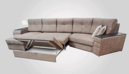 canapea extensibilă pentru utilizarea de zi cu zi, cu saltele ortopedice și de obicei