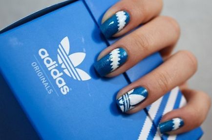 Design de unghii - adidas, unghii frumoase - completează imaginea