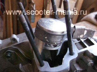 Fotografii de la instalația de piston pentru motoare dvuhtakny scutere, scutere și motociclete (fotografii) Fotografii de la instalația de piston pentru motoare dvuhtakny scutere, motociclete și scutere