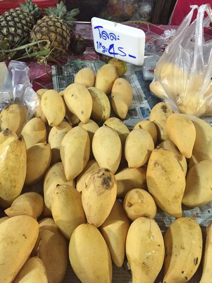 mango fructe - cum de a alege, cum pentru a curăța, utilizați mango pe prețul de mango în Pattaya