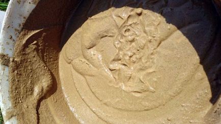Argila pentru cuptoarele de gătit ouătoare, raportul de argilă și nisip