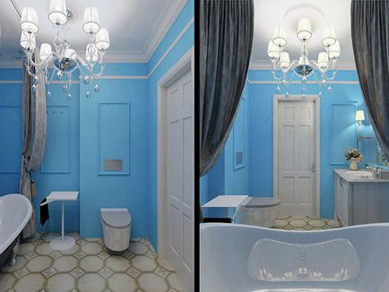 Interiorul o baie mică cu WC 83 fotografie idei de design