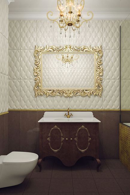 Interiorul o baie mică cu WC 83 fotografie idei de design