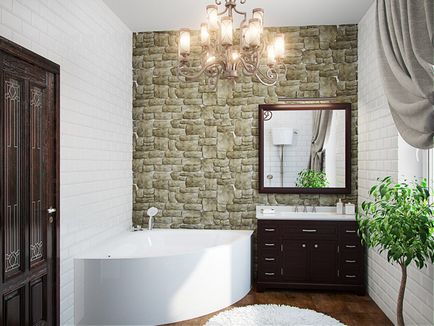 Interiorul o baie mică cu WC 83 fotografie idei de design