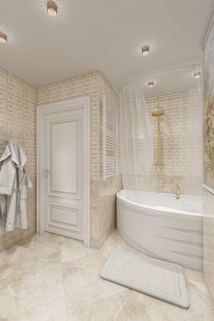 Interiorul o baie mică cu WC 83 fotografie idei de design