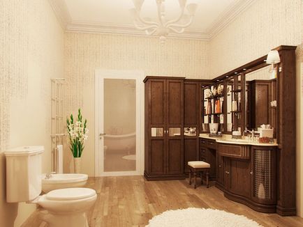 Interiorul o baie mică cu WC 83 fotografie idei de design