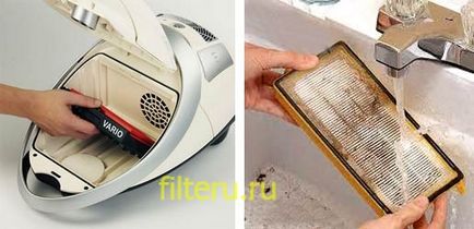 Cum pentru a curăța filtrul aspirator - video și instrucțiuni foto (curat) Cum pentru a curăța curat filtrul de vid - foto și video de instruire