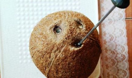 Cum pentru a curăța o nucă de cocos și cum să împartă deschide o nucă de cocos la domiciliu, ls