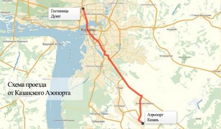 Cum se ajunge acolo și pentru a ajunge la aeroport de orașul Kazan și înapoi