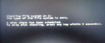 Cum de a rezolva problemele de hard disk cu chkdsk in Windows 7, 8 și 10, în timpul săptămânii de sprijin