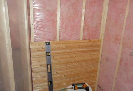 Cum de a stabili căptușelile în baie ca unghia la peretele de saună corect, cum să se stabilească, instalarea în camera de aburi