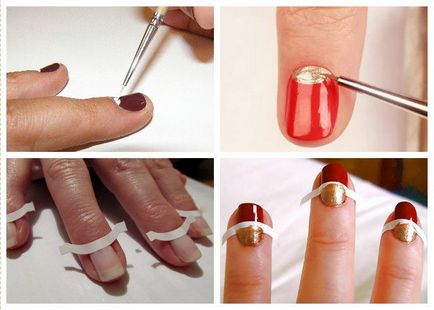 Cum să picteze unghiile frumos una sau două culori
