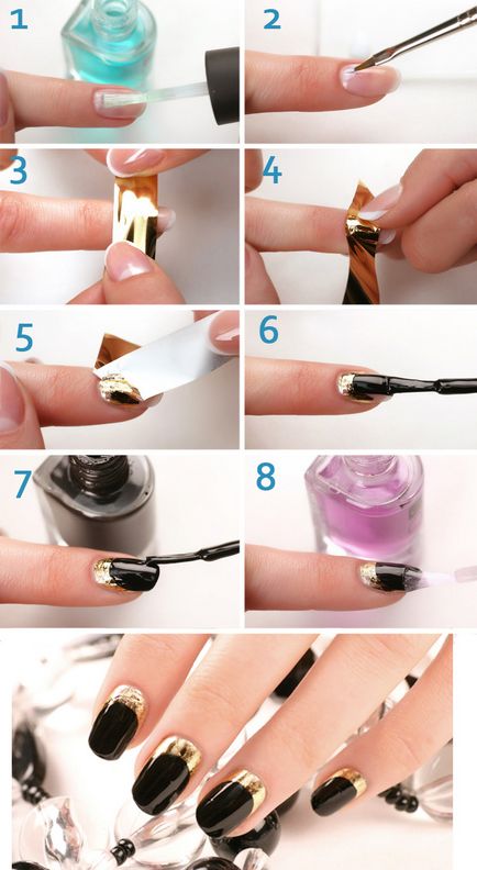 Cum să picteze unghiile frumos una sau două culori
