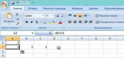 Cum de a scrie o formulă în formare Excel