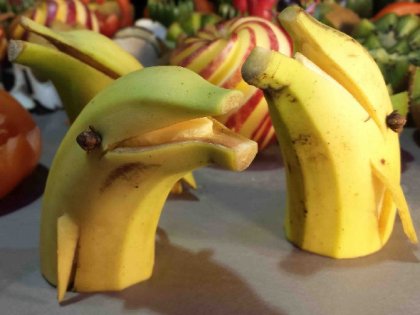 Cum să taie bananele