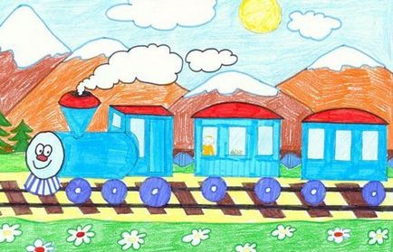 Cum să atragă de cale ferată pentru copii