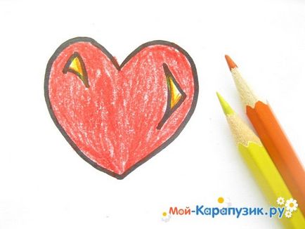 Cum de a desena o inimă cu un creion în etape
