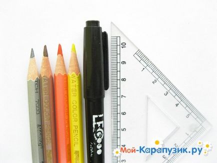 Cum de a desena o taxă de creion în etape