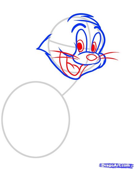 Cum să atragă volumul de volume și creion desene animate Jerry