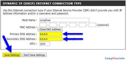 Cum se configurează dns