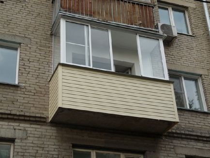 Cum să siding panouri balcon arma exterior și tăiați, loggii mantale cu mâinile, rândul său