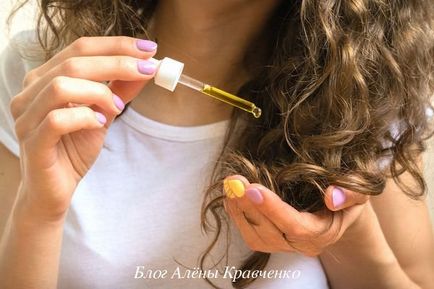 Ceea ce pentru capetele despicate de ulei de păr este mai bună și mai eficientă pe blog-ul Alena Kravchenko
