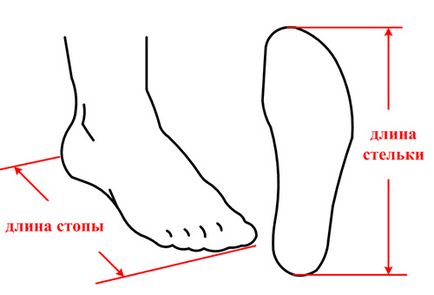 Cum de a identifica și de a găsi dimensiunea pantof în tabelul de centimetri și metode de măsurare