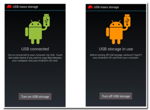 Cum să se conecteze la dispozitivul Android calculator cu modul de stocare în masă USB