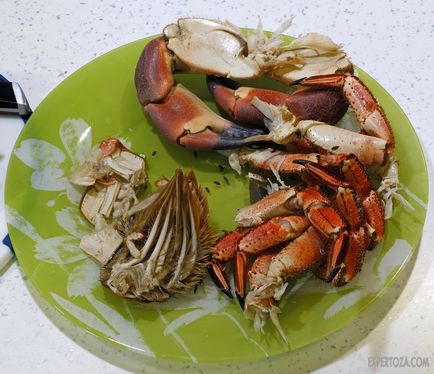 Cum de a găti crab, expertoza