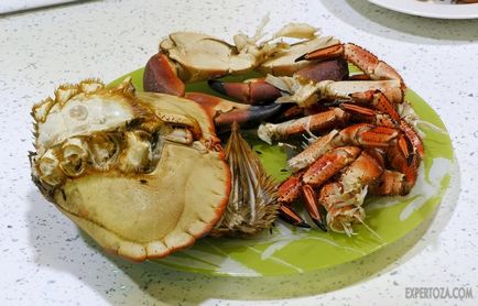 Cum de a găti crab, expertoza