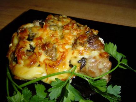 Cum de a găti carnea de pui cu ciuperci (file) Cum de a găti carnea de pui cu ciuperci