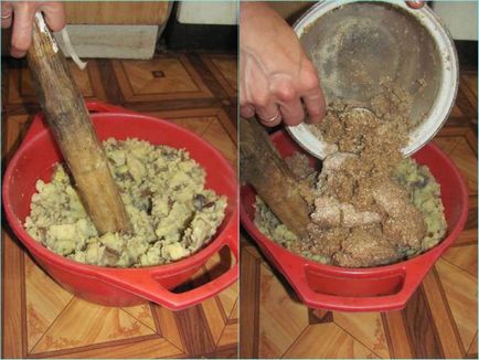 Cum de a găti plămada pentru găini ouătoare și pui de instrucțiuni și fotografii
