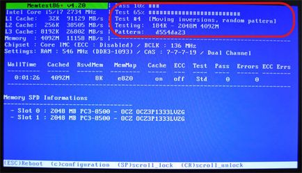Cum de a verifica memoria pentru erori în Windows 7 și memtest86