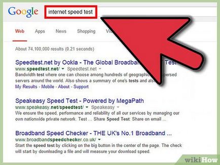 Cum de a verifica viteza de internet