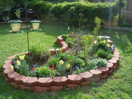 Cum să împartă grădină de flori în țară cu propriile lor mâini, ideea de un design frumos și decorarea de paturi de flori (grădină de flori) Cum să împartă grădină de flori în țară cu propriile lor mâini, ideea de un design frumos și decorarea de paturi de flori
