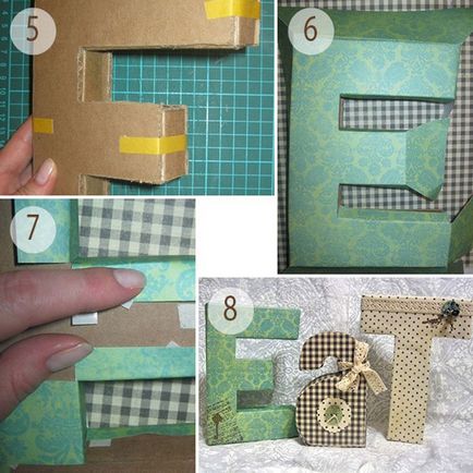 Cum de a face o scrisoare pentru o sedinta foto pentru nunta din carton, material textil, spuma (foto)